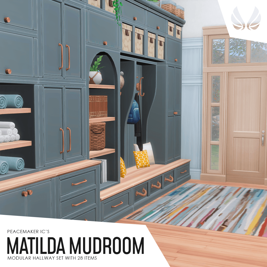 Скриншот мода Набор мебели и декора Matilda Mudroom